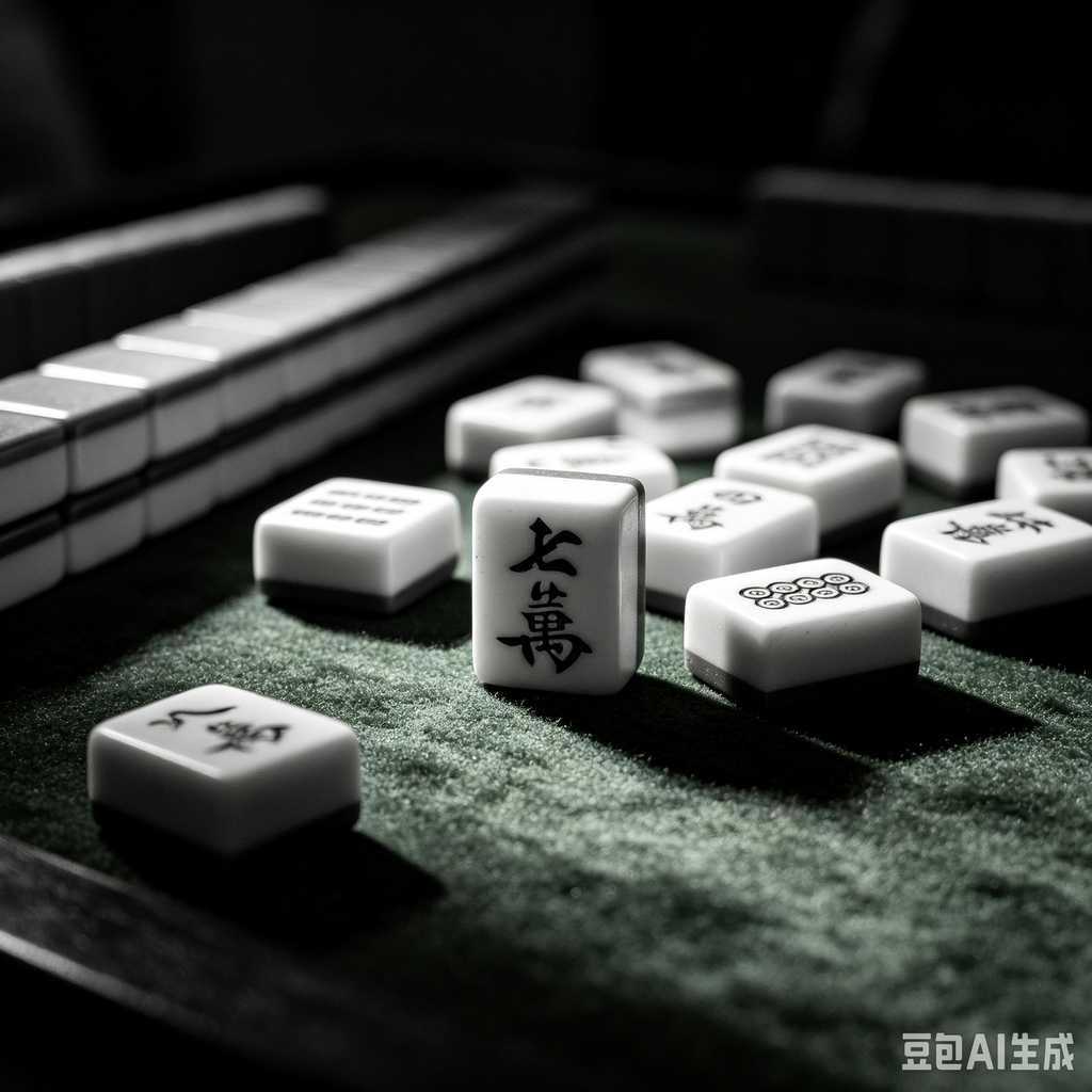 deep print mahjong set