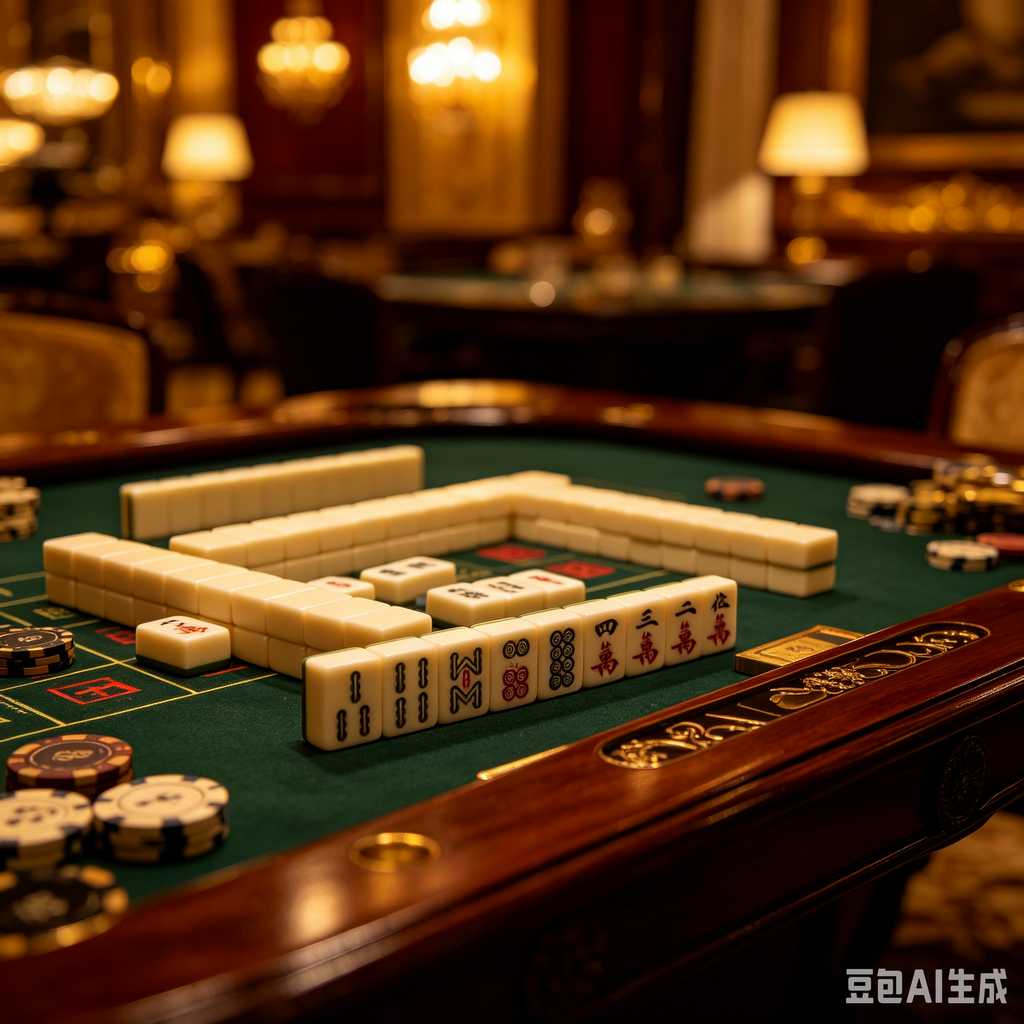 indoor leisure game mahjong set