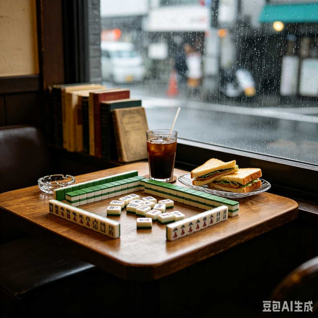 colorful mini mahjong tiles